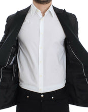 Load image into Gallery viewer, Dolce & Gabbana Elegant Black Polka Dotted Slim Fit Blazer