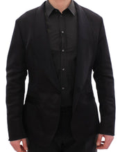 Load image into Gallery viewer, Dolce & Gabbana Elegant Black Silk Slim Fit Blazer