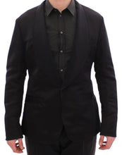 Load image into Gallery viewer, Dolce & Gabbana Elegant Black Silk Slim Fit Blazer