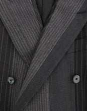 Load image into Gallery viewer, Dolce & Gabbana Elegant Gray Striped Wool Slim Blazer