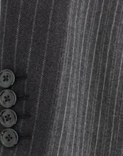 Load image into Gallery viewer, Dolce & Gabbana Elegant Gray Striped Wool Slim Blazer