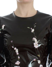 Load image into Gallery viewer, Dolce & Gabbana Black floral 3/4 Sleeve sheath dress