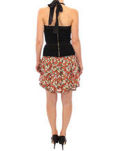 Load image into Gallery viewer, Dolce & Gabbana Multicolor floral bubble halterneck dress