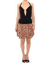 Load image into Gallery viewer, Dolce & Gabbana Multicolor floral bubble halterneck dress