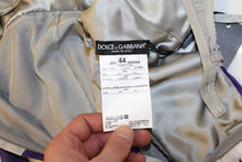 Load image into Gallery viewer, Dolce & Gabbana Elegant Polka Dotted Silk Blouse with Leather Detailing