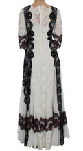 Load image into Gallery viewer, Dolce & Gabbana Floral Lace Silk Blend Maxi Dress