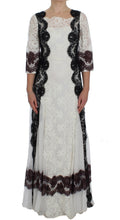 Load image into Gallery viewer, Dolce & Gabbana Floral Lace Silk Blend Maxi Dress