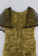 Load image into Gallery viewer, Dolce & Gabbana Yellow Floral Lace Sheath Dress