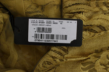 Load image into Gallery viewer, Dolce & Gabbana Yellow Floral Lace Sheath Dress