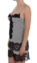 Load image into Gallery viewer, Dolce & Gabbana Black Silk Lace Babydoll Lingerie Top