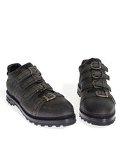 Load image into Gallery viewer, Dolce & Gabbana Gray Leather Ankle Strap Shoes Boots