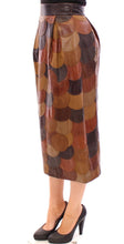 Load image into Gallery viewer, Dolce & Gabbana Elegant Leather Patchwork Skirt