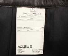 Load image into Gallery viewer, Dolce & Gabbana Elegant Leather Patchwork Skirt