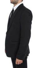 Load image into Gallery viewer, Dolce & Gabbana Exclusive Black Silk One Button Blazer
