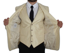 Load image into Gallery viewer, Dolce & Gabbana Sophisticated Beige Polka Dotted Blazer & Vest