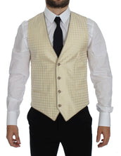 Load image into Gallery viewer, Dolce & Gabbana Sophisticated Beige Polka Dotted Blazer & Vest
