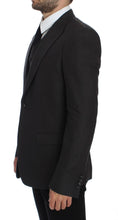 Load image into Gallery viewer, Dolce & Gabbana Elegant Gray Linen Slim Fit Blazer and Vest