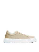 Load image into Gallery viewer, Casadei Off Road Gold Glitter Platform Sneakers