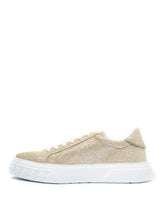 Load image into Gallery viewer, Casadei Off Road Gold Glitter Platform Sneakers