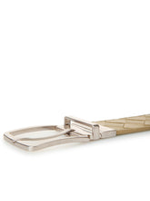 Load image into Gallery viewer, Bottega Veneta Elegant Dove Grey Intreccio Leather Belt