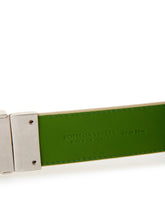 Load image into Gallery viewer, Bottega Veneta Elegant Dove Grey Intreccio Leather Belt