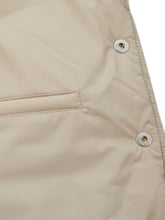 Load image into Gallery viewer, Gran Sasso Elegant Beige Quilted Vest with Eco-Leather Details