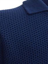 Load image into Gallery viewer, Gran Sasso Elegant Wool Blu Zip Sweater