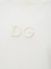 Load image into Gallery viewer, Dolce & Gabbana Elegant White Cotton Tee with 3D Logo