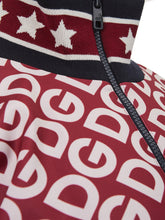 Load image into Gallery viewer, Dolce & Gabbana Elegant Red Logo Zip Sweatshirt