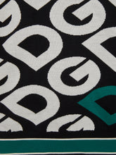 Load image into Gallery viewer, Dolce & Gabbana Elegant Black Wool Sweater with White Logo Detail