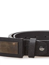 Load image into Gallery viewer, Dolce & Gabbana Elegant Black Leather Logo Belt