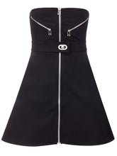 Load image into Gallery viewer, Bottega Veneta Elegant Stretch Tech Fabric Short Dress