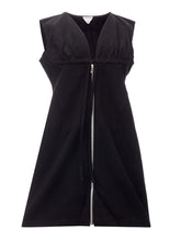 Load image into Gallery viewer, Bottega Veneta Sleeveless V-Neck Brushed Cotton Dress