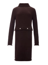 Load image into Gallery viewer, Bottega Veneta Elegant Ribbed Knit Cotton Pencil Dress