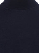 Load image into Gallery viewer, Colombo Elegant Navy Cashmere Silk Blend Sweater