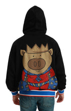 Load image into Gallery viewer, Dolce & Gabbana Black Sweater Pig of the Year Hooded