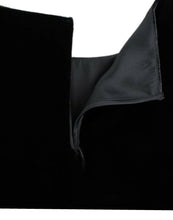 Load image into Gallery viewer, Dolce & Gabbana Black velvet shortsleeved blouse