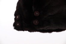 Load image into Gallery viewer, Dolce & Gabbana Exclusive Purple Weasel Fur Hooded Scarf