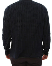 Load image into Gallery viewer, Dolce & Gabbana Blue Runway Netz Pullover Netted Sweater