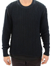 Load image into Gallery viewer, Dolce & Gabbana Blue Runway Netz Pullover Netted Sweater