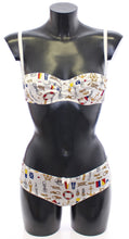 Load image into Gallery viewer, Dolce & Gabbana Elegant White Sailor Print Lingerie Set
