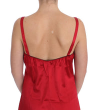 Load image into Gallery viewer, Dolce & Gabbana Red Silk Lace Chemise Dress