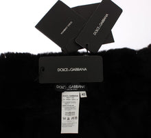 Load image into Gallery viewer, Dolce & Gabbana Elegant Floral Sequined Fur Scarf