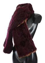 Load image into Gallery viewer, Dolce & Gabbana Exquisite Leopard Print Lambskin Fur Scarf