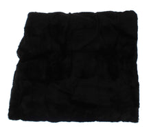 Load image into Gallery viewer, Dolce & Gabbana Chic Black Weasel Fur Hooded Scarf Wrap