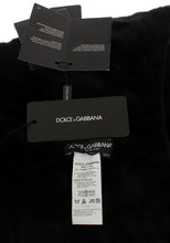 Load image into Gallery viewer, Dolce & Gabbana Chic Black Weasel Fur Hooded Scarf Wrap