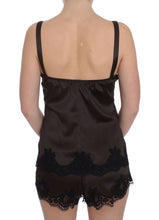 Load image into Gallery viewer, Dolce & Gabbana Elegant Lace-Trimmed Silk Lingerie Top