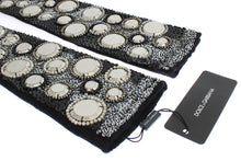 Load image into Gallery viewer, Dolce & Gabbana Sequin-Embellished Cashmere Fingerless Gloves