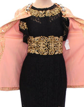 Load image into Gallery viewer, Dolce & Gabbana Pink Silk Brocade Crystal Jacket Coat