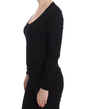 Load image into Gallery viewer, Dolce & Gabbana Black Cashmere Crewneck Sweater Pullover